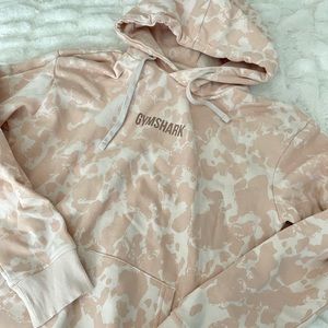 Gymshark Pink Camo Hoodie NWOT